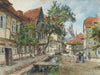 Hinter dem Rathaus in Wernigerode (1892)