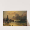 Hintersee bei Berchtesgaden (1864) by Eugen Jettel