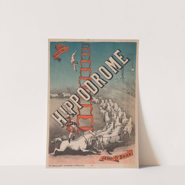 Hippodrome. Miss Kabowls – Jenny O’Brien (1885-1886) by Imp. Emile Lévy