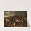 Hirsch, von Hunden gestellt by Philipp Ferdinand de Hamilton