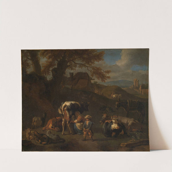 Hirtenszene by Pieter van Bloemen