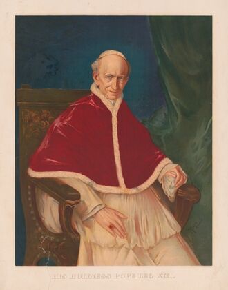 His holiness Pope Leo XIII (1900)