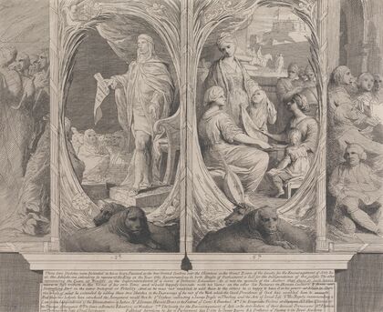 His Majesty Recommending a Law (Designs for the Walls of the Great Room of the Society for the Encouragement of the Arts) — size preview