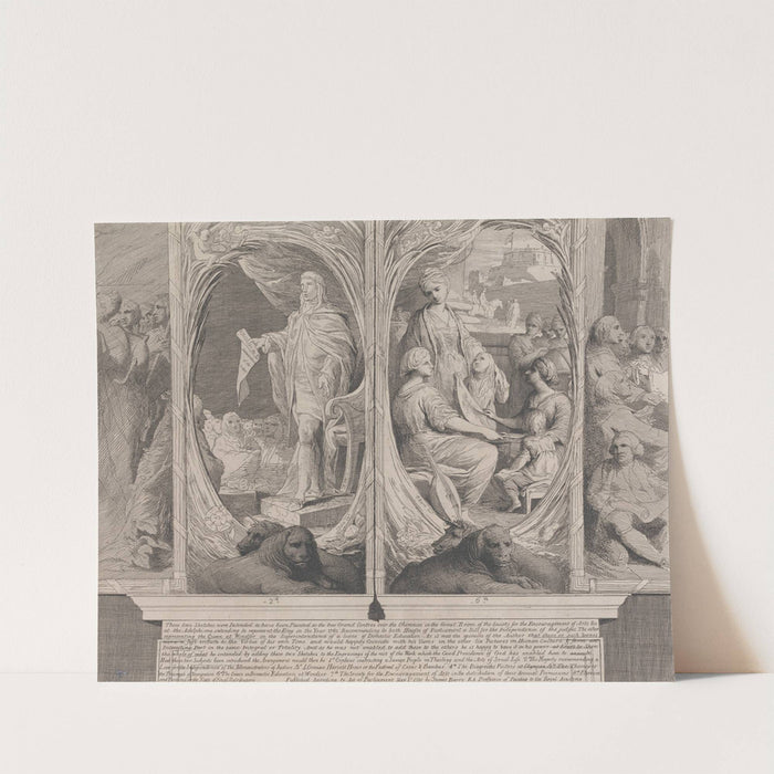 His Majesty Recommending a Law (Designs for the Walls of the Great Room of the Society for the Encouragement of the Arts) by James Barry
