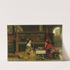His Move (1868) by Albert Frans Lieven De Vriendt