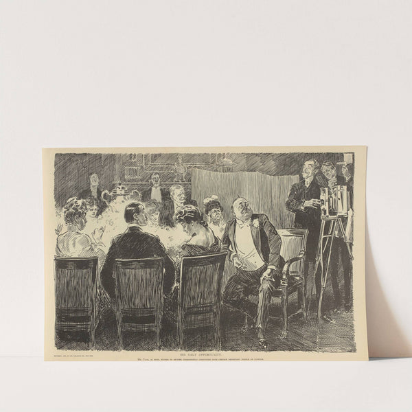 His only opportunity (1900-1905) by Charles Dana Gibson