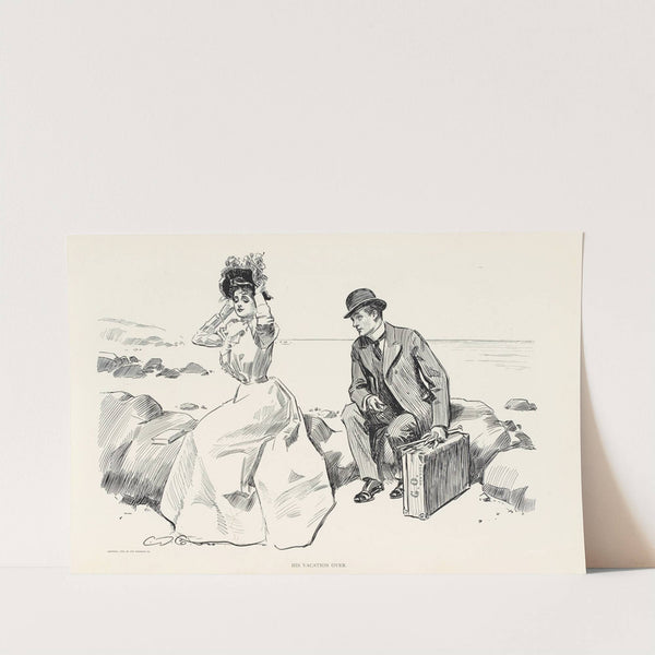 His vacation over (1900) by Charles Dana Gibson