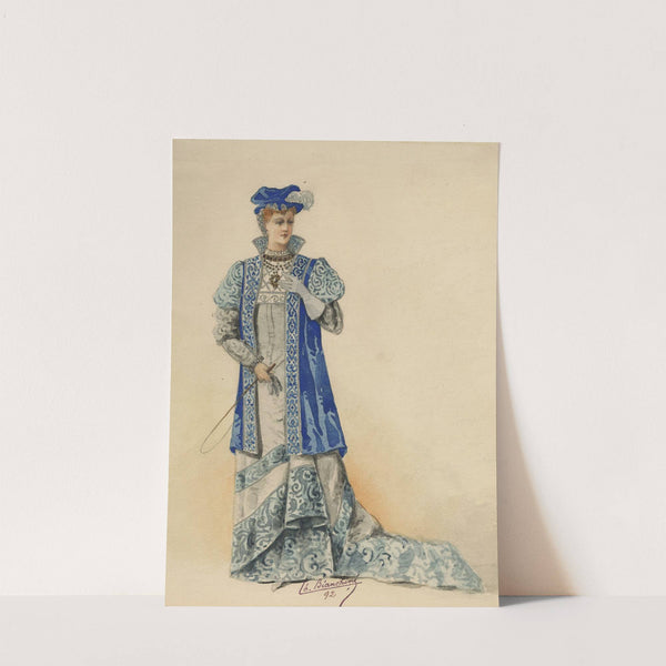 Historical costumes Pl.19 (1892) by Charles Bianchini