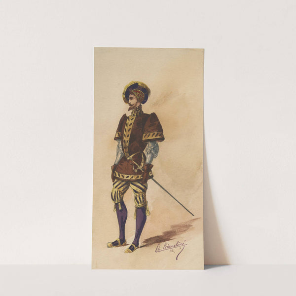 Historical costumes Pl.27 (1892) by Charles Bianchini