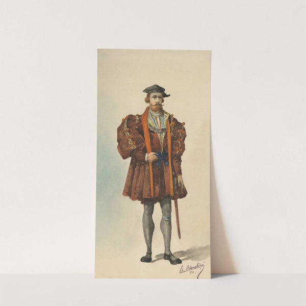 Historical costumes Pl.44 (1892) by Charles Bianchini