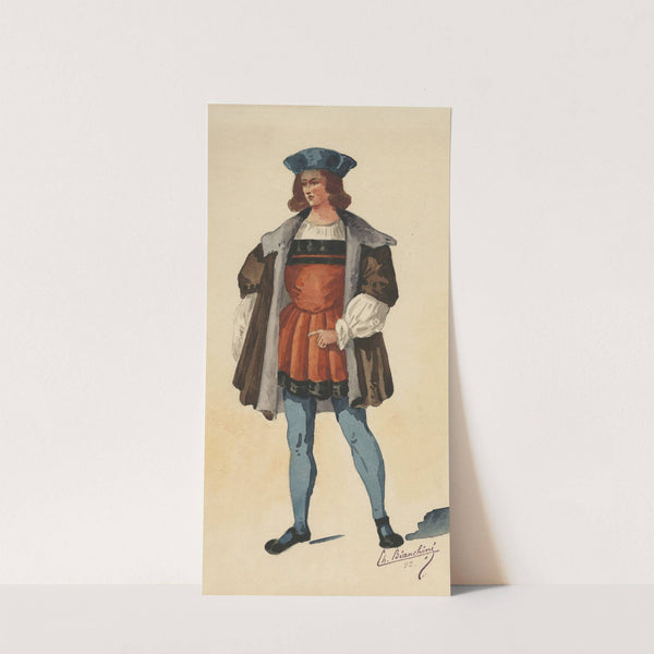 Historical costumes Pl.55 (1892) by Charles Bianchini