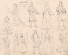 Historical Figures around the Battle of the Golden Spurs such as Louis of France, his Wife Margaret and his Son Philip, Joan of Navarre, Jacques de Chatillon and Others