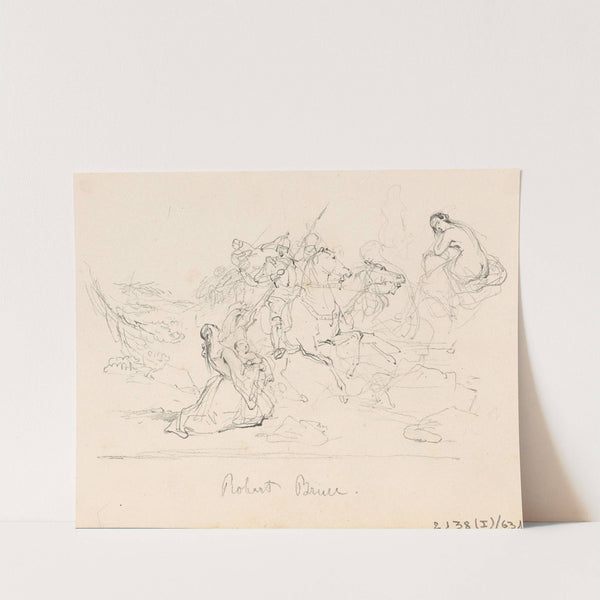 Historical Scene with Robert Bruce by Nicaise De Keyser