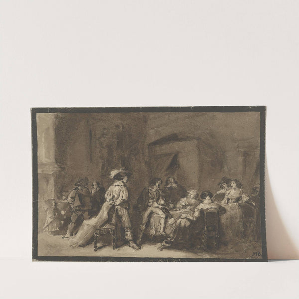 Historische scène (1883) by Marius Bauer