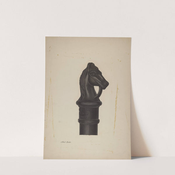 Hitching Post by Albert Rudin
