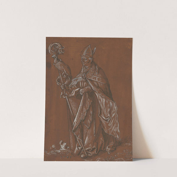 Hl. Bischof (Ludwig von Toulouse), nach Hans Baldung by Hans Hug Kluber