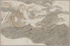 Hochgebirgslandschaft mit Wolken
