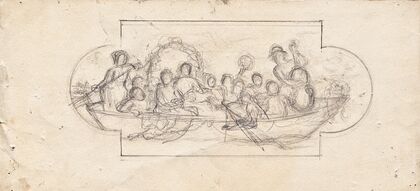 Hochzeitsfeier auf einem Boot (1880)