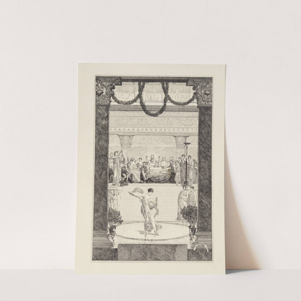 Hochzeitsfest Amors und Psyche[s] (Amor und Psyche, Opus V, Blatt 44) (1880) by Max Klinger