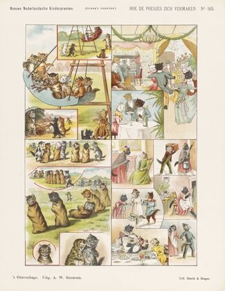 Hoe de poesjes zich vermaken (1875-1919)