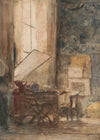 Hoekje in het atelier van Philip Zilcken