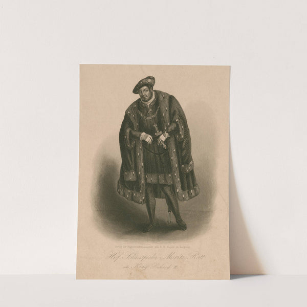 Hof.-Schauspieler Moritz Rott als König Richard III [in Shakespeare’s play, King Richard III] by Albert Henry Payne