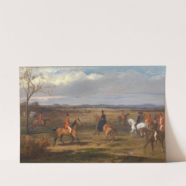 Hofjagd in Ungarn by Wilhelm Richter