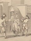 Hogarth Carrying his Master’s Sick Child Round Leicester Fields. The Spot of Ground Leicester House.