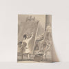Hogarth Painting His Picture of Captain Coram for the Foundling Hospital by John Thomas Smith