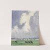 Hoge wolkenlucht boven weilanden (1943) by Frans Smissaert