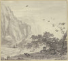 Hohe Felsen, rechts ruhende Schäfer