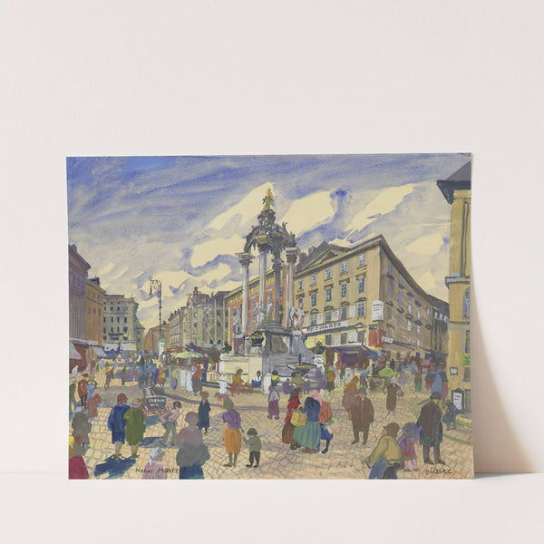 Hoher Markt (1930) by Oskar Laske