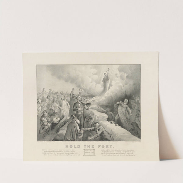 Hold the fort (1875) by Currier & Ives.