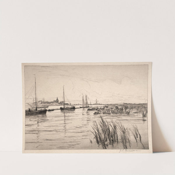 Holland Dykes (c. 1885–88) by John Henry Twachtman