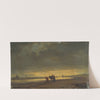 Holländische Seeküste bei Ebbe (1852) by Hermann Mevius
