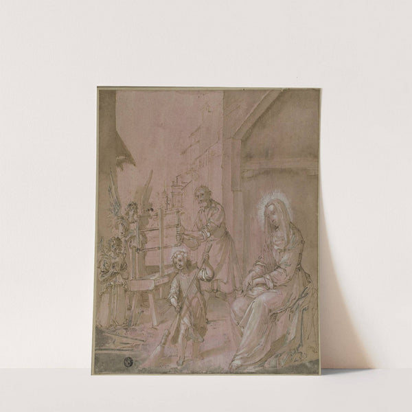 Holy Family in Joseph’s Carpentry Shop by Circle of Jacopo Chimenti