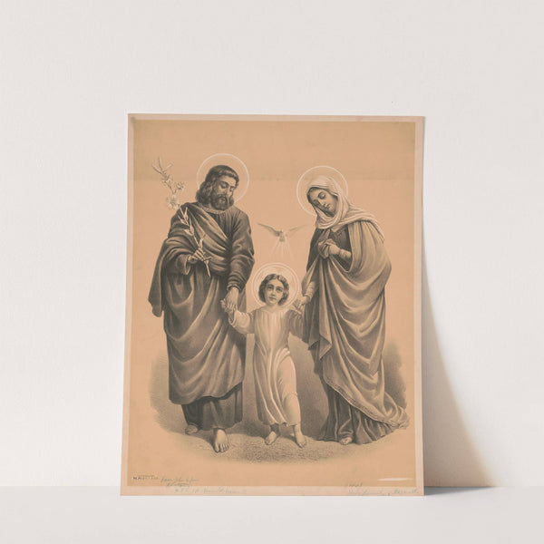 Holy family of Nazareth (1883) by Fr. Pustet &amp; Co.