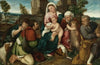 Holy Family With Saint Elizabeth, The Infant St. John, And Two Shepherds