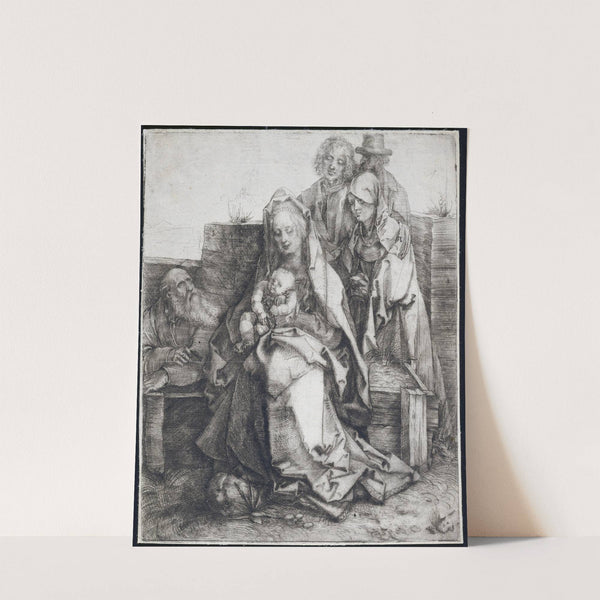 Holy Family with Saint John, The Magdalen, and Nicodemus (ca. 1512 – 1513) by Albrecht Dürer