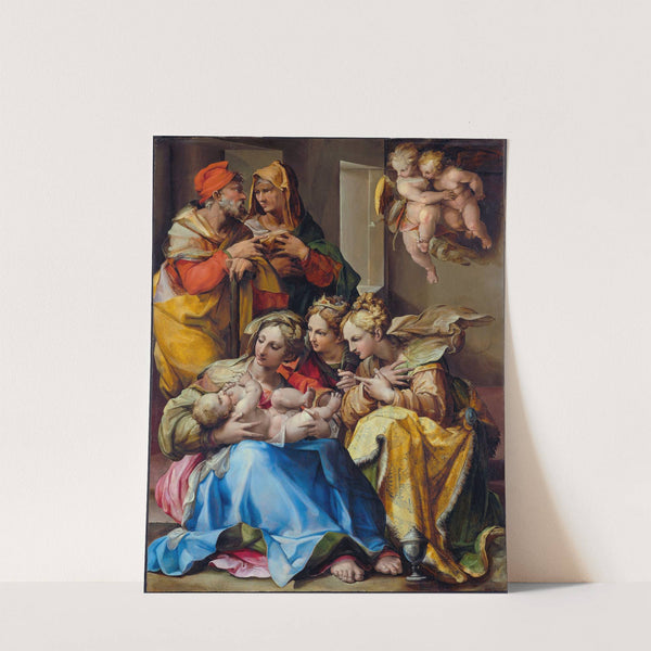 Holy Family with Saints Anne,Catherine of Alexandria and Mary Magdalene by Nosadella (Giovanni Francesco Bezzi)