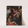 Holy Family with the Mystic Marriage of Saint Catherine by Tommaso d&#039;Antonio Manzuoli