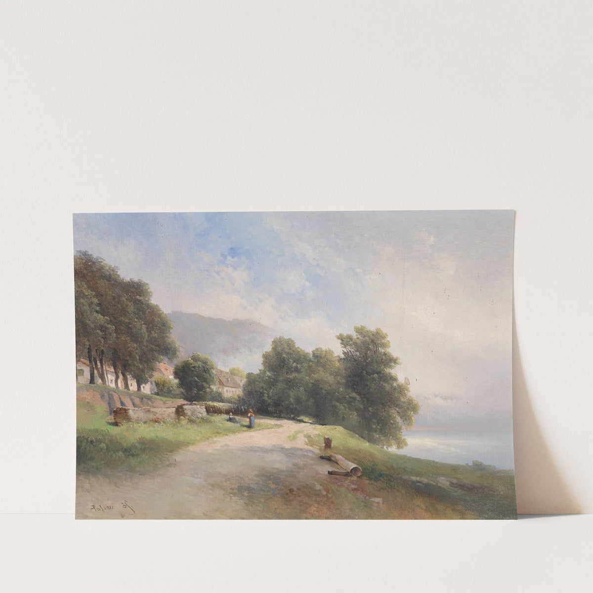 Holzgarten Vorstadt in Passau by Carl Franz Emanuel Haunold