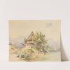 Holzhütte am See (1851) by Carl Lafite