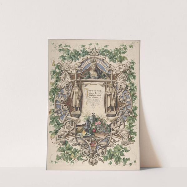 Homage from Bavarian artists to King Ludwig I by Peter Herwegen