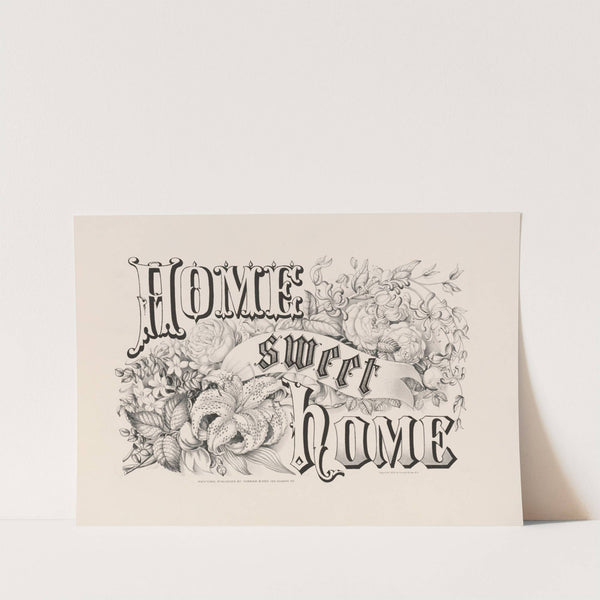 Home sweet home (1874) by Currier & Ives.