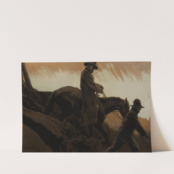 Homeward Bound, Sandhill Camp by Maynard Dixon