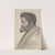 Homme à la barbe courte et aux cheveux courts et raides, vu de profil à gauche by Nicolas Lagneau