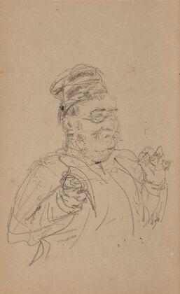 Homme à la toque