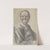 Homme âgé assis, accoudé, portant une calotte, le visage de face by Nicolas Lagneau