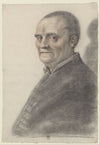 Homme âgé, de trois quarts à gauche